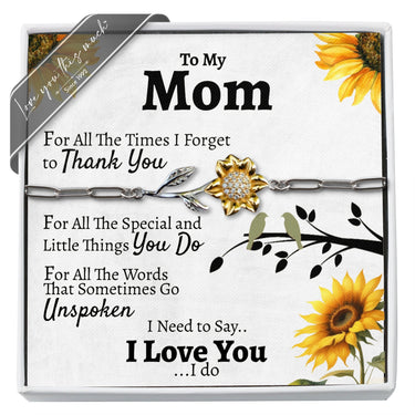 (ALMOST Sold Out) Mom Thank you Enchanted Sunflower - Love You This Much